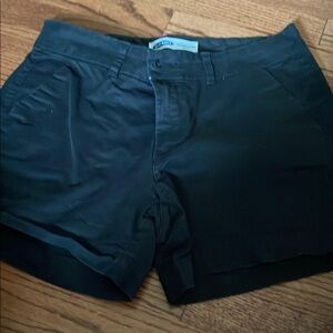 Old Navy Black Flat Front Shorts